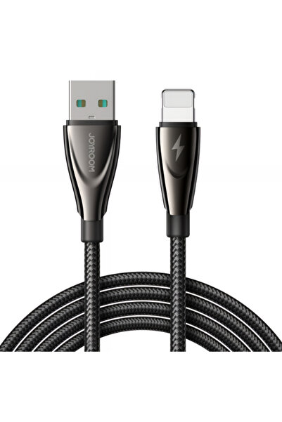 Joyroom Cablu Date si Incarcare USB-A - Lightning SA31-AL3, 18W, 1.2m, Negru