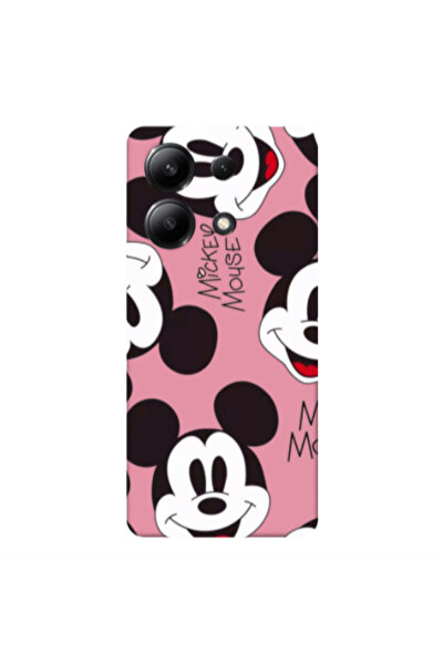 Other Xiaomi Redmi Note 13 4G Mickey Mouse Pink Colored Silicone TPU Θήκη
