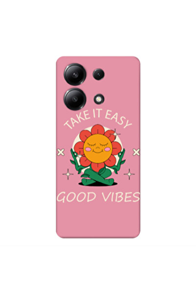 Other Xiaomi Redmi Note 13 4G Take It Easy Pink Colored Silicone TPU Θήκη