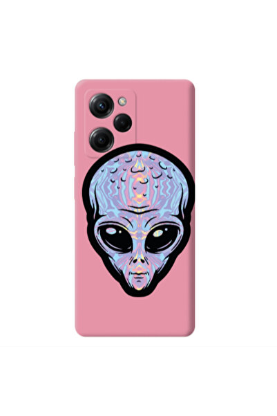 Other Xiaomi Poco X5 Pro Alien Pink Colored Silicone TPU Θήκη