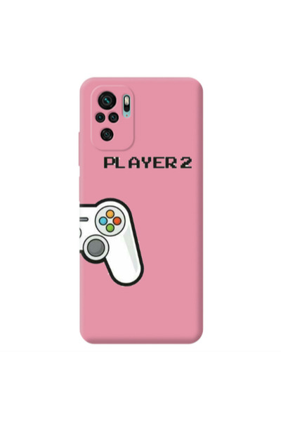Other Xiaomi Redmi Note 10S Player 2 Pink Colored Silicone TPU Θήκη