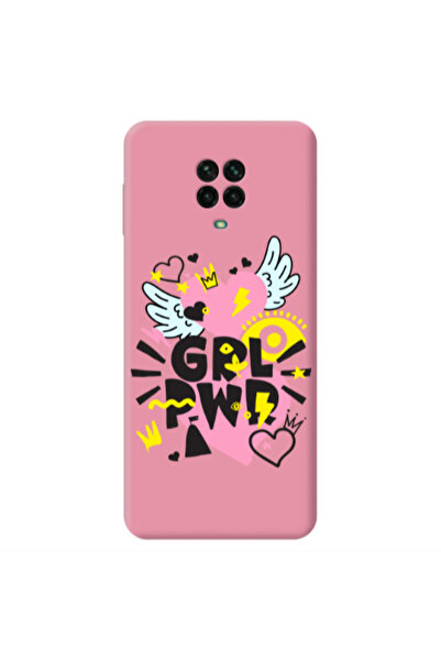 Other Xiaomi Redmi Note 9 Pro Grl Pwr Pink Colored Silicone TPU Θήκη