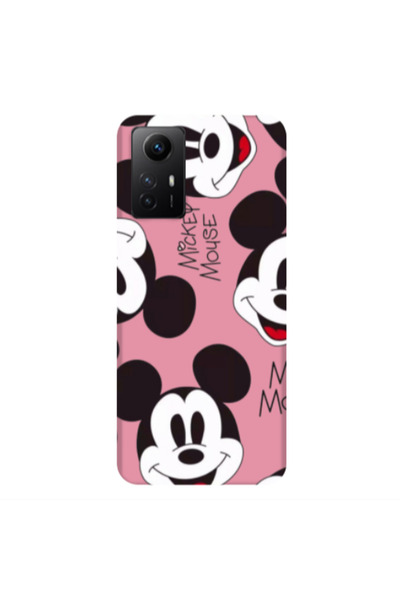 Other Xiaomi Redmi Note 12s Mickey Mouse Pink Colored Silicone TPU Θήκη