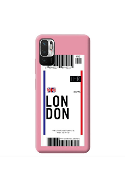 Other Xiaomi Redmi Note 10 Pro 5G London Arrival Pink Colored Silicone TPU Θήκη
