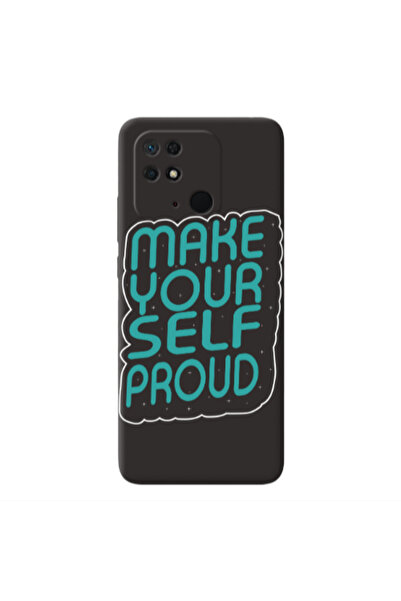 Other Xiaomi Redmi 10C Make Your Self Proud Black Colored Silicone TPU Θήκη