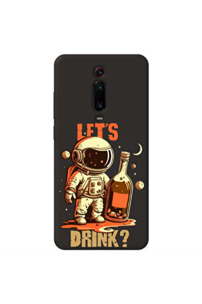 Other Xiaomi Mi 9T Pro Lets drink Black Colored Silicone TPU Θήκη