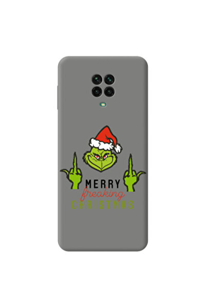 Other Xiaomi Redmi Note 9 Pro Merry Christmas44 Grey Colored Silicone TPU Θήκη