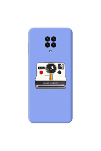 Other Xiaomi Redmi Note 9 Pro Polaroid land camera Light Purple Colored Silic...