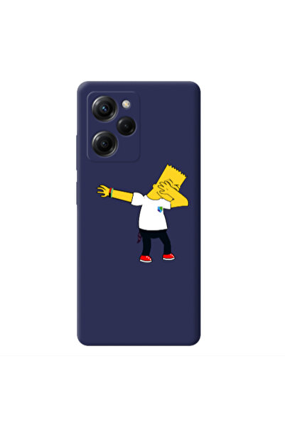 Other Xiaomi Poco X5 Pro Simpsons2 Dark blue Colored Silicone TPU Θήκη