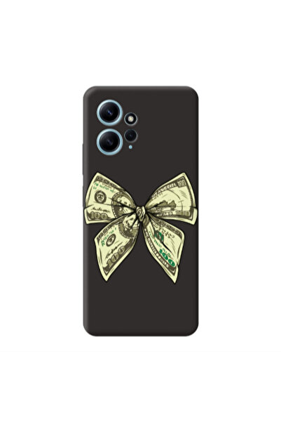 Other Xiaomi Redmi Note 12 4G Bowtie Dollars Black Colored Silicone TPU Θήκη