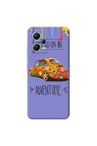 Other Xiaomi Redmi Note 12 Pro 5G Adventure Purple Colored Silicone TPU Θήκη