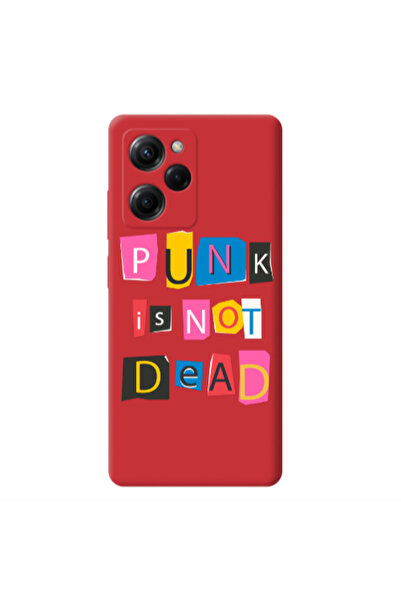 Other Xiaomi Poco X5 Pro Punk is not Dead Red Colored Silicone TPU Θήκη