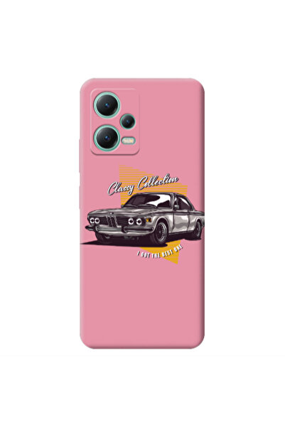 Other Xiaomi Redmi Note 12 Pro 5G Classy Collection Pink Colored Silicone TPU...