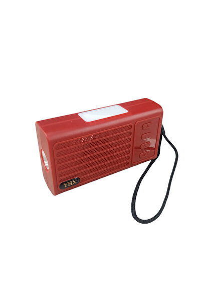 Tradesor Ασύρματο ηχείο Bluetooth με ηλιακό πάνελ - YHX-07 - 040070 - Red