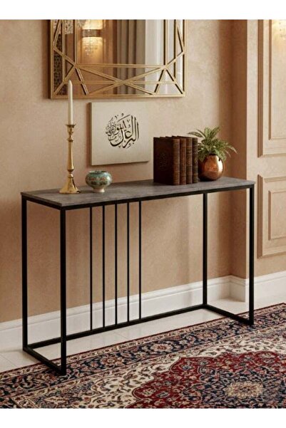 VALUE طاولة كونسول مستطيلة بإطار معدني 120x40x80 سم