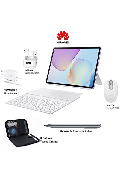 Huawei 11,5 inç Dokunmatik Tablet MOR , 256 GB depolama 8 GB RAM , Klavye + M...