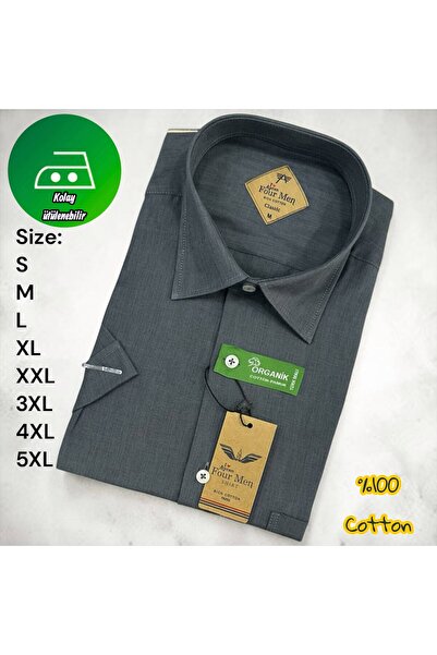 Aycan Fourmen 100% Cotton Linen Short-Sleeved Shirt