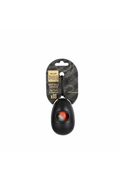 Generic Brand Practical Dog Poop Bag Leash Attachment 5X7 cm Black