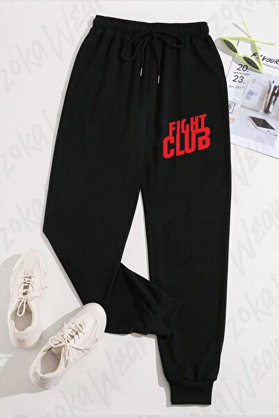 ZOKAWEAR Unisex Logo Movie Fight Club Printed Sweatpants