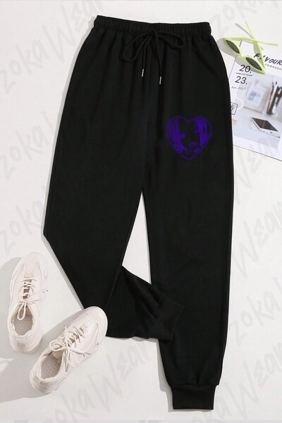 ZOKAWEAR Unisex Black Stones (Nana Osaki) V4 Printed Sweatpants