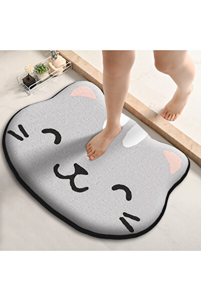Choice5 400MMx600MM Cat Thickened special-shaped bathroom absorbent floor mat...