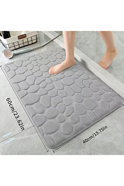 Choice1 500mm x 800mm 40x60CM grey G003A Pebble embossed bath blanket, memory...