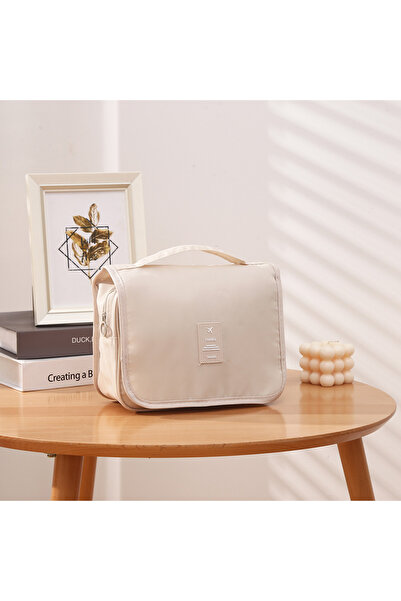 Choice Ivory Travel Hanging Makeup Bag Large Capacity Portable Hand-held Stor...