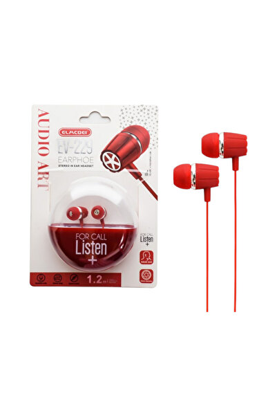 Tradesor Ενσύρματα ακουστικά - EV-229 - 202296 - Red