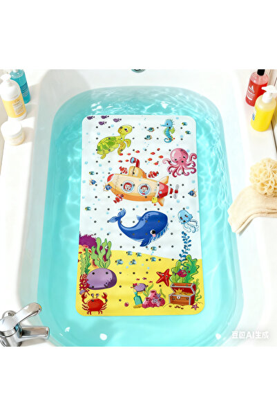 Choice 38x70cm 1pc Baby Bath Mat for Tub for Kids, Non Slip Cartoon Bathtub M...