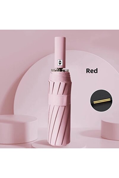 choice2 Pink 24 Bones 106cm Automatic Umbrella for Men and Women Outside Larg...