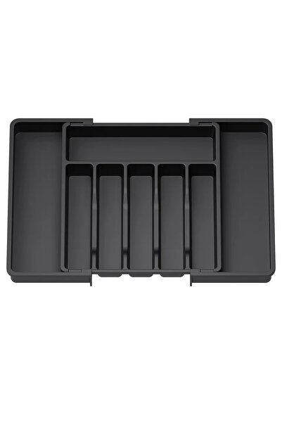 Choice3 BLACK-A 1Pc Expandable Kitchen Drawer Organizer - Adjustable Retracta...