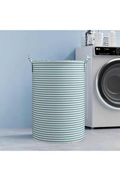 Choice1 Green Haundry Thickened Tall Laundry Basket with Handle, Large Collap...