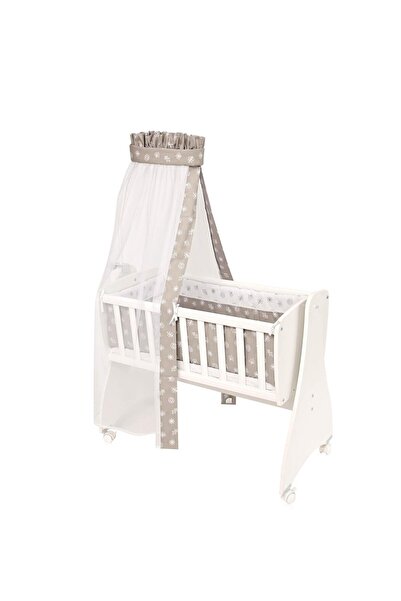LORELLİ Set lenjerie pat balansoar First Dreams, 7 piese, bumbac ranforce, Ab...