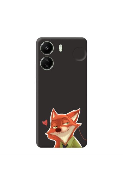 Other Xiaomi Redmi 13C Valentines 15 Black Colored Silicone TPU Θήκη