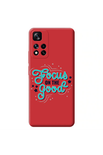 Other Xiaomi Redmi Note 11 Pro 5G Focus On The Good Red Colored Silicone TPU ...