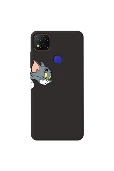 Other Xiaomi Redmi 9c Tom 1 Black Colored Silicone TPU Θήκη