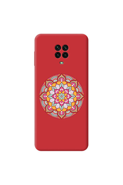 Other Xiaomi Redmi Note 9 Pro Mandala D103 Red Colored Silicone TPU Θήκη
