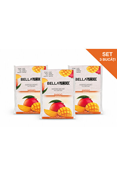 BELLAVOIX Plicuri Parfumate pentru Dulap și Sertare, Set 3 Bucăți x 21 g, Par...
