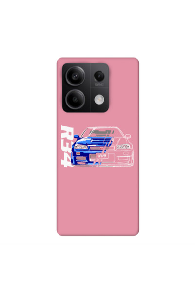 Other Xiaomi Redmi Note 13Pro 5G Blue R34 Pink Colored Silicone TPU Θήκη