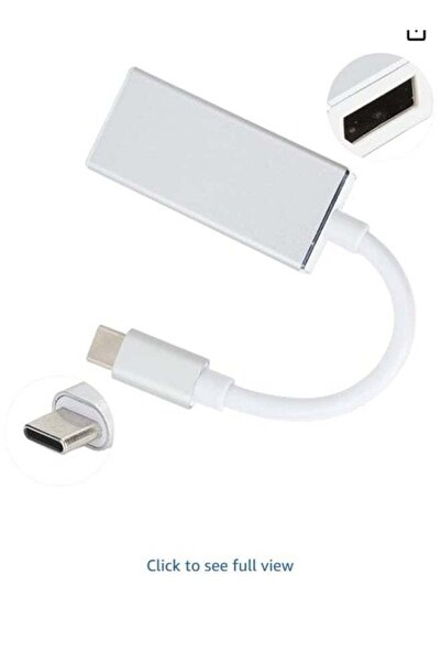 Generic كابل محول USB-C إلى DisplayPort (DP) - طول قصير 25 سم - مخرج فيديو عا...
