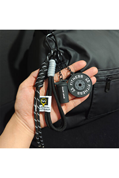 Choice9 b-black Fitness Keychain for Gym Lovers Premium Gift Sports Enthusias...