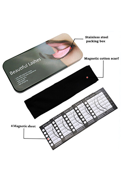 Choice A0083 1 set Lash Applicator Headband with Magnetic Pad Model Tool Pack...