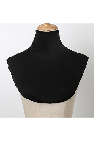 Choice7 01 Black Modal High Nack Fake Collar Soft False Collar For Women Soli...