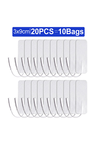 choice2 20pcs 3x9cm Electrodes Pads 5x9cm 5x5cm Non-woven Fabric Self Adhesiv...