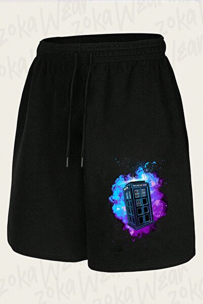 ZOKAWEAR Unisex Doctor Who V2 Design Printed Shorts