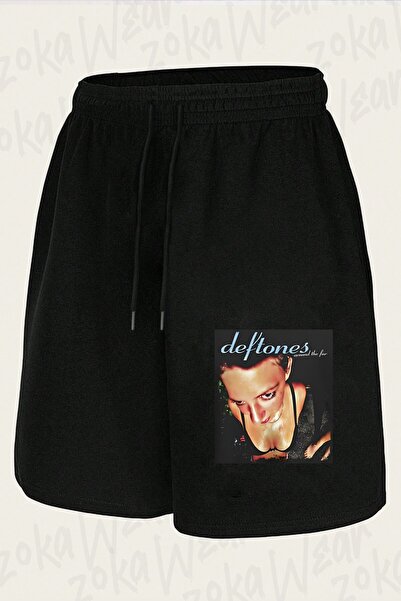 ZOKAWEAR Unisex Deftones Design Printed Shorts