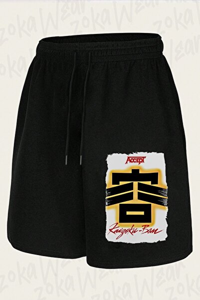 ZOKAWEAR Unisex Accept Design Printed Shorts