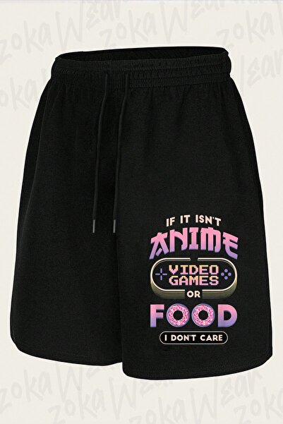 ZOKAWEAR Unisex Anime Game Food Design Printed Shorts