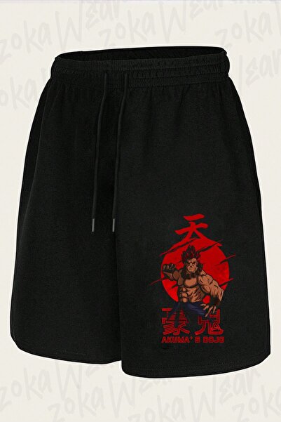 ZOKAWEAR Unisex σορτς με στάμπα Akuma's Dojo V2