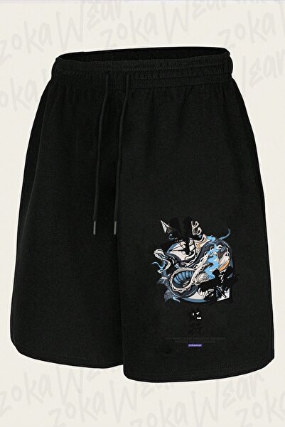 ZOKAWEAR Unisex Snake Design Printed Shorts